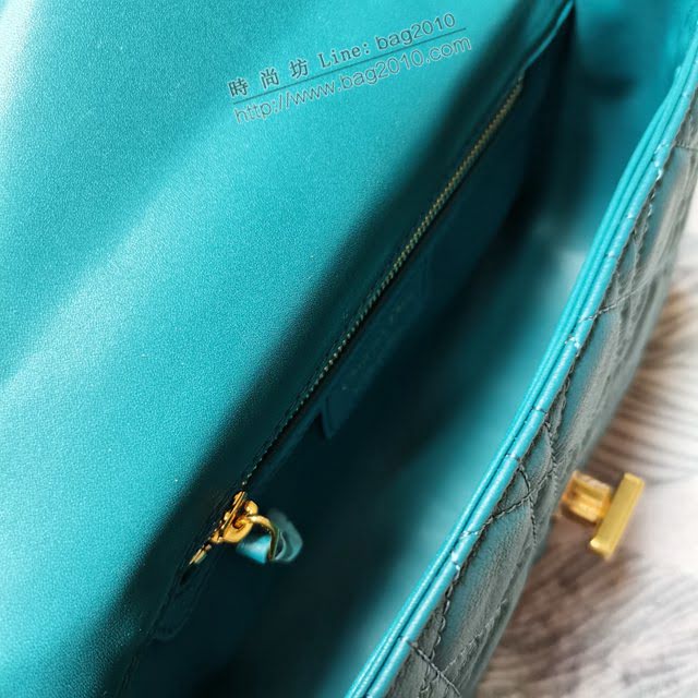 Dior女包 迪奧Caro羊皮內裏小號鏈條包 Dior手提肩背斜挎包  dfk1863
